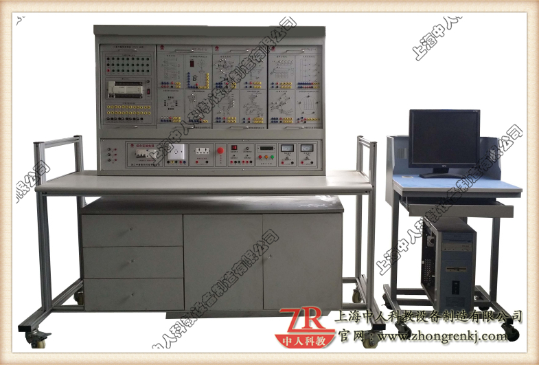 可編程控制器、觸摸屏、變頻器、綜合實訓裝置