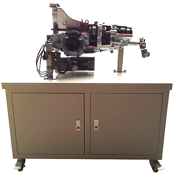 手動變速器解剖運行實驗臺(圖1) 手動變速器解剖運行實驗臺,中型齒輪傳動綜合實驗裝置