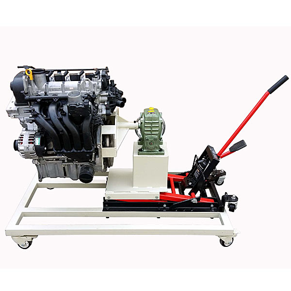 液壓升降汽車拆卸裝配實驗裝置(圖1) 液壓升降汽車拆卸裝配實驗裝置,透明萬能銑床教學實驗臺