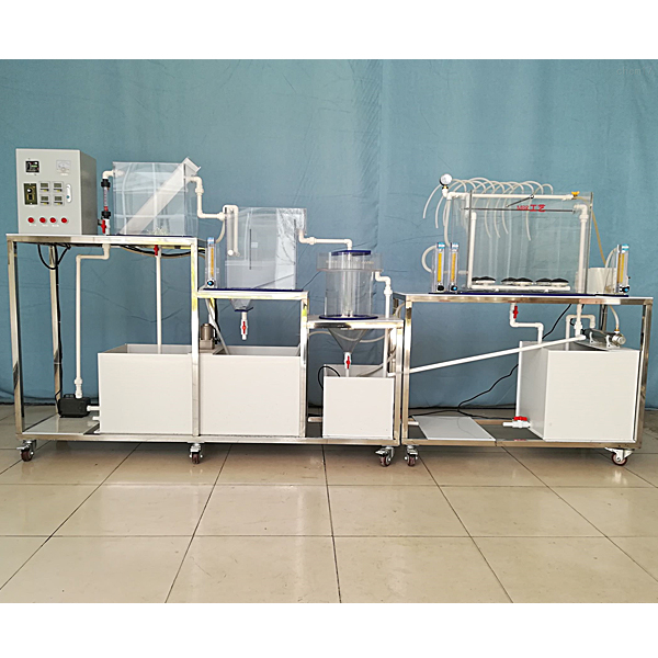 MBR工藝市政污水處理實驗裝置(圖1) MBR工序技藝市政污水處置整理實驗裝置,氣動控制實驗裝置