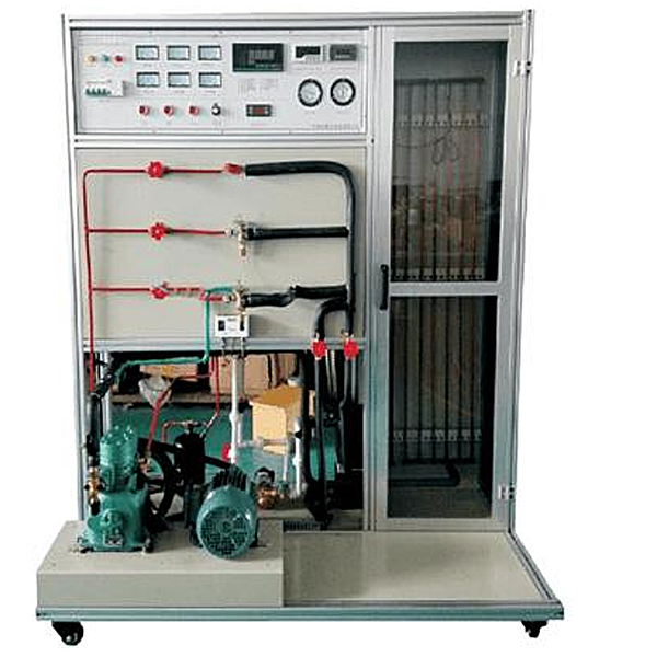 制冷性能測試實訓裝置(圖1) 制冷功能測量試驗實驗裝置,多釜串聯返混功能測量實驗裝置