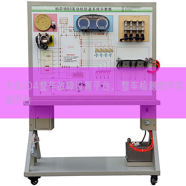大眾ID4整車故障設置平臺，整車檢測教學實訓平臺(圖1)
